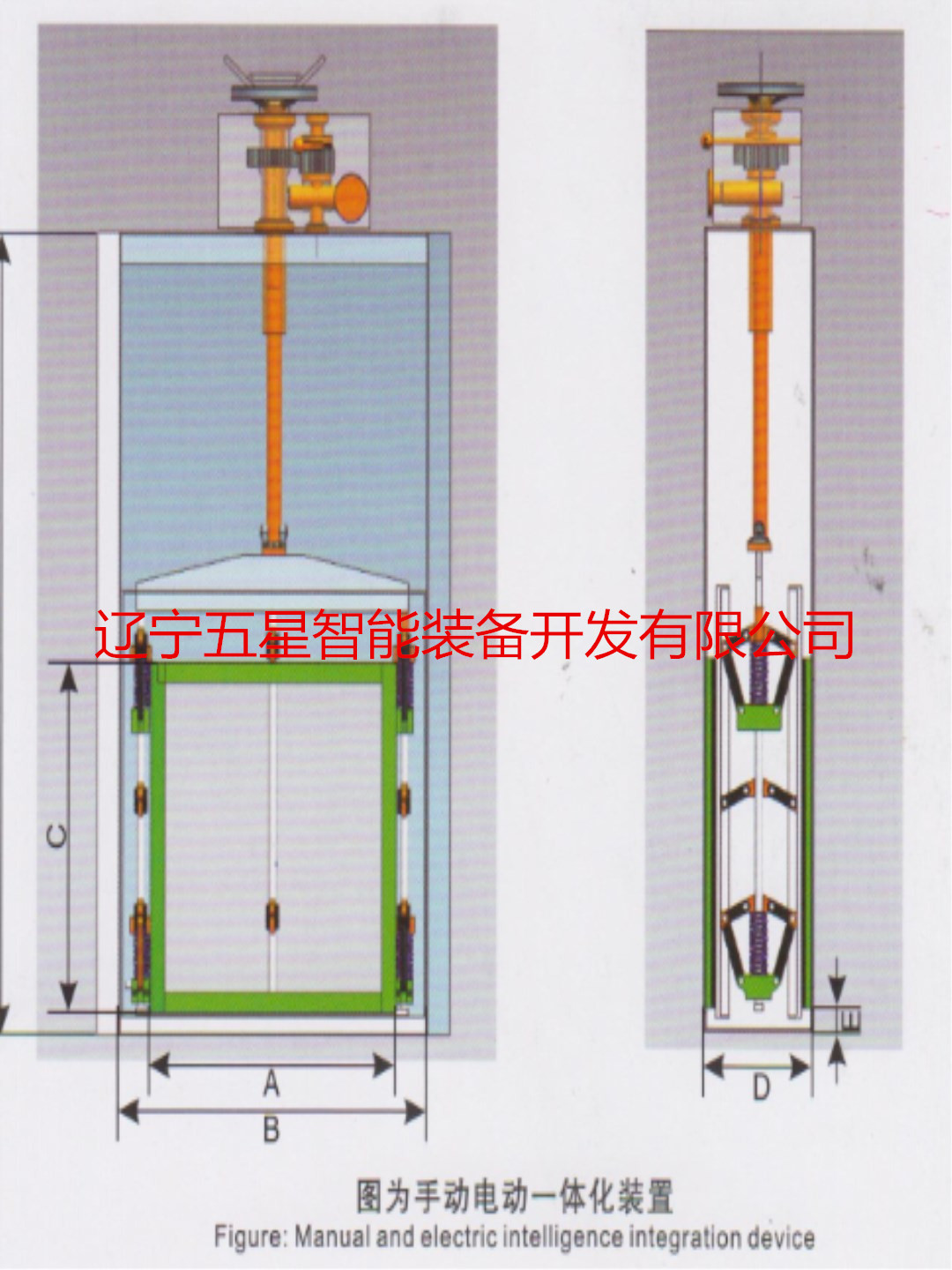 排雨水明沟穿越隔堤截断装置